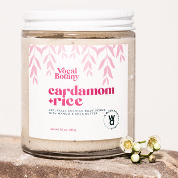 Cardamom & Rice Body Scrub - Vocal Botany